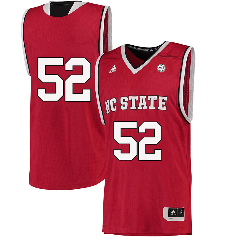 Men #52 Todd Fuller NC State Wolfpack College Basketball Jerseys-Red - Click Image to Close